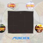 Giá Mua Bán Bếp Điện Từ 3 Vùng Nấu Munchen GM3631 3500W Cảm Ứng