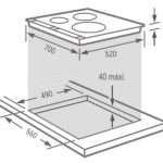 Kích Thước Bếp Điện Từ 3 Vùng Nấu Fagor IF-700CS 3600W Cảm Ứng