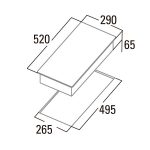 Kích Thước Bếp Điện Từ Đôi Domino Cata ISB 3102 BK 2300W Cảm Ứng