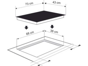 Kích Thước Bếp Điện Từ Đôi Munchen GM6839 3000W Cảm Ứng