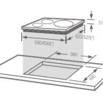 Kích Thước Bếp Điện Từ Hồng Ngoại 3 Vùng Nấu Fagor 2VFT330AS Cảm Ứng