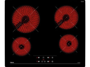 Mặt Trước Bếp Điện Hồng Ngoại 4 Vùng Nấu Teka Tb 6415 Cảm Ứng