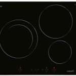 Mặt Trước Bếp Điện Từ 3 Vùng Nấu Cata IB 603 BK 3000W Cảm Ứng