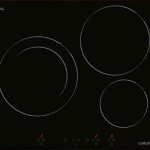 Mặt Trước Bếp Điện Từ 3 Vùng Nấu Cata IB 603 BK A 3000W Cảm Ứng