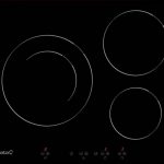 Mặt Trước Bếp Điện Từ 3 Vùng Nấu Cata IB 6203 BK 3000W Cảm Ứng