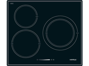 Mặt Trước Bếp Điện Từ 3 Vùng Nấu Hafele HC-I603B 536.01.601 3000W Cảm Ứng