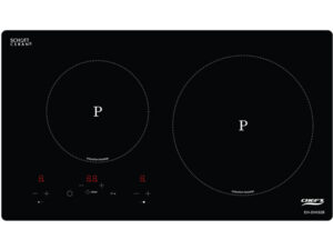 Mặt trước bếp điện từ đôi Chefs EH-DIH32B 2000W Cảm Ứng