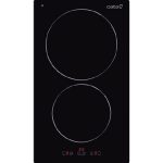 Mặt Trước Bếp Điện Từ Đôi Domino Cata ISB 3102 BK 2300W Cảm Ứng