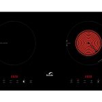 Mặt Trước Bếp Điện Từ Hồng Ngoại Đôi Bauer BE32SES 2300W Cảm Ứng