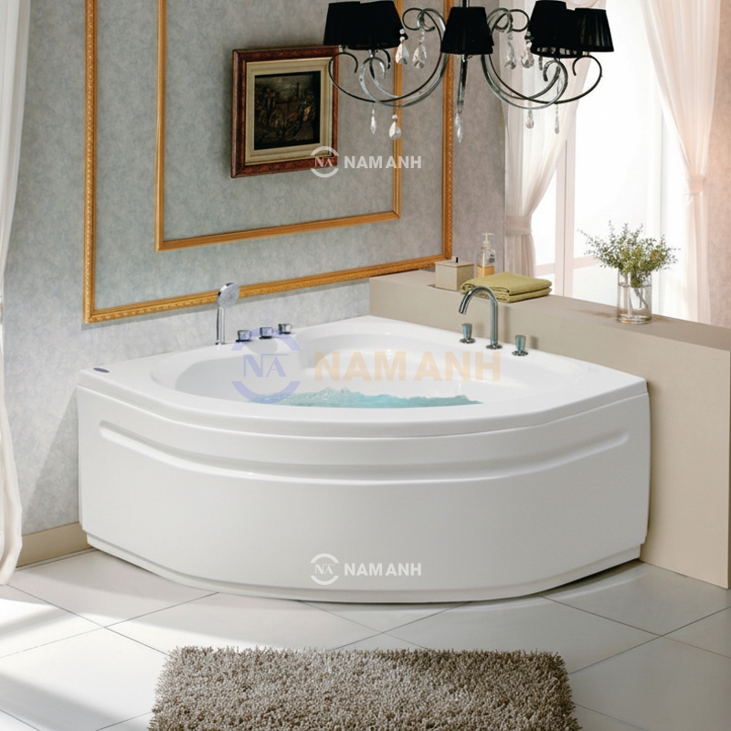 Bồn Tắm Góc Việt Mỹ 136 1350x1350 mm Tam Giác - Thumbnail