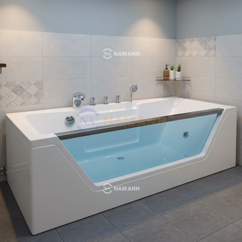 Bồn Tắm Nằm Acrylic Việt Mỹ GB.1 1700x800 mm Chữ Nhật - Thumbnail