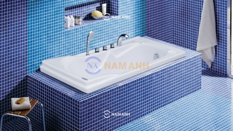 Bồn Tắm Nằm Việt Mỹ 15RF 1490x730 mm Chữ Nhật - Ảnh Thực Tế 1