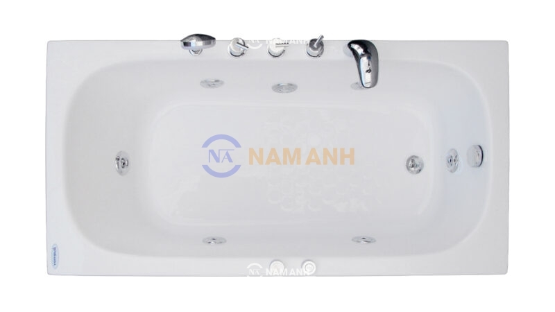Bồn Tắm Nằm Việt Mỹ 15T 1490x740 mm Chữ Nhật - Top View