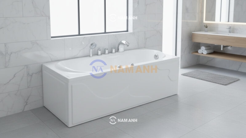 Bồn Tắm Nằm Việt Mỹ 16.1 1587x733 mm Chữ Nhật