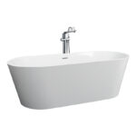 Bồn Tắm Oval Đặt Sàn Acrylic Việt Mỹ VM.109 1800x800 mm