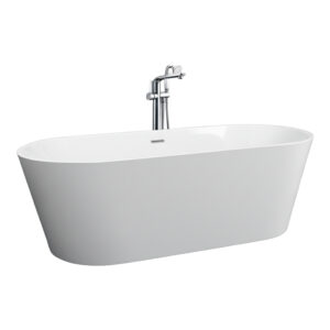 Bồn Tắm Oval Đặt Sàn Acrylic Việt Mỹ VM.109 1800x800 mm