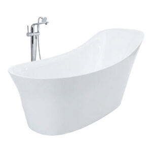 Bồn Tắm Oval Đặt Sàn Acrylic Việt Mỹ VM-037 1700x730 mm