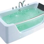 Mặt Trước Bồn Tắm Nằm Đơn Massage Acrylic Monaco MC-2018 Chữ Nhật Góc