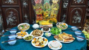 mâm cỗ tết cổ truyền miền bắc
