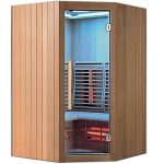 Mặt Trước Phòng Xông Hơi Khô Gỗ Hemlock Rudylux RD-9922 1300 x 1300