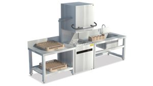 Cấu tạo máy rửa bát công nghiệp