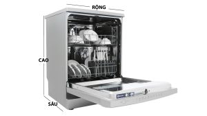 Kích thước máy rửa bát Electrolux