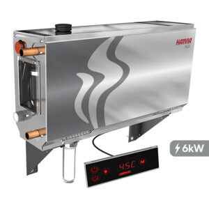 Máy Xông Hơi Ướt 6kW Harvia HGX60 1 Máy Xông Hơi Ướt 6Kw Harvia Hgx60 - Điều Khiển Điện Tử