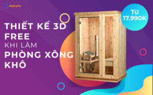 Khuyến mãi thi công phòng xông hơi khô