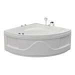 Mặt Trước Bồn Tắm Góc Euroca EU2-1200 1200x1200 mm Tam Giác