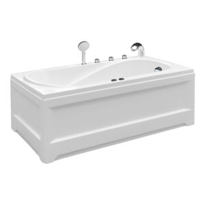 Bồn Tắm Nằm Euroca EU1-1475 1400x750 mm Chữ Nhật 10 Mặt Trước Bồn Tắm Nằm Euroca Eu1-1475 1400X750 Mm Chữ Nhật