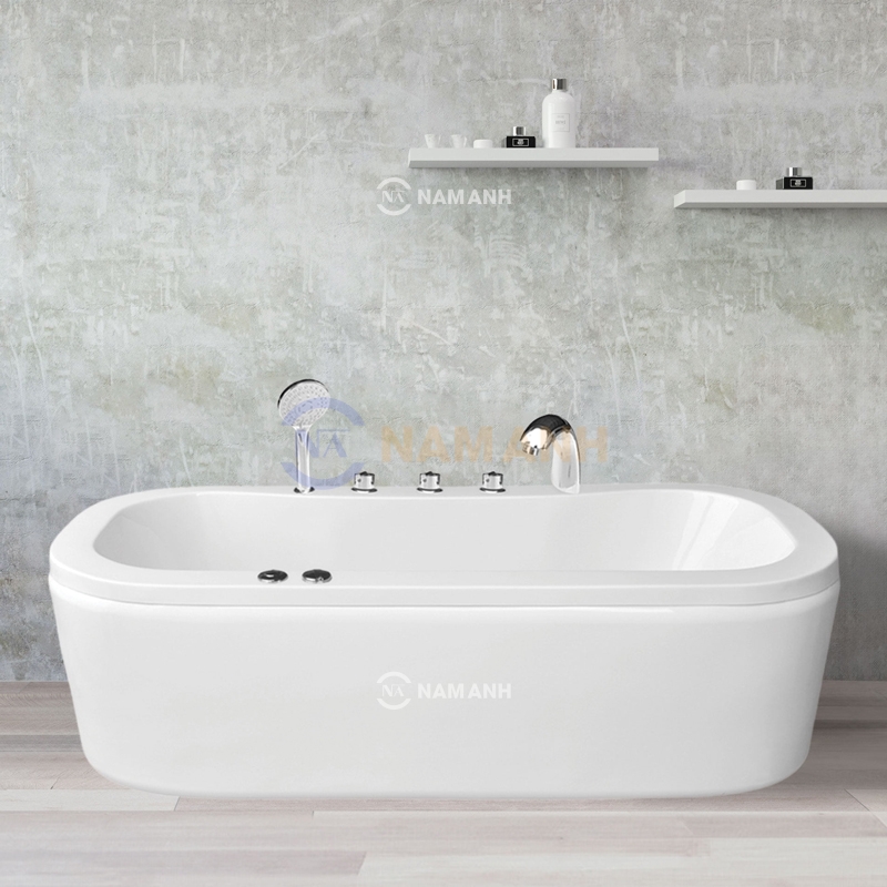 Bồn Tắm Oval Euroca EU0-1780 1700x800 mm - Thumbnail