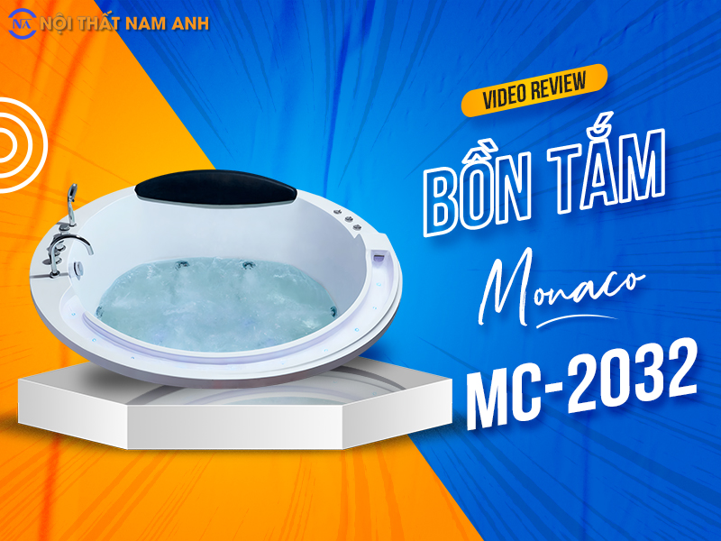 Video bồn tắm âm massage Monaco MC-2032