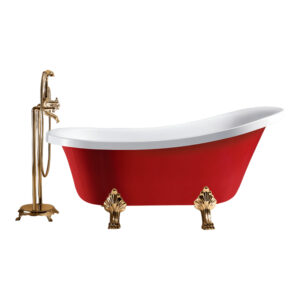 Bồn Tắm Chân Rồng Đặt Sàn Acrylic Rudi RUB120 11 Bồn Tắm Chân Rồng Đặt Sàn Acrylic Rudi Rub120