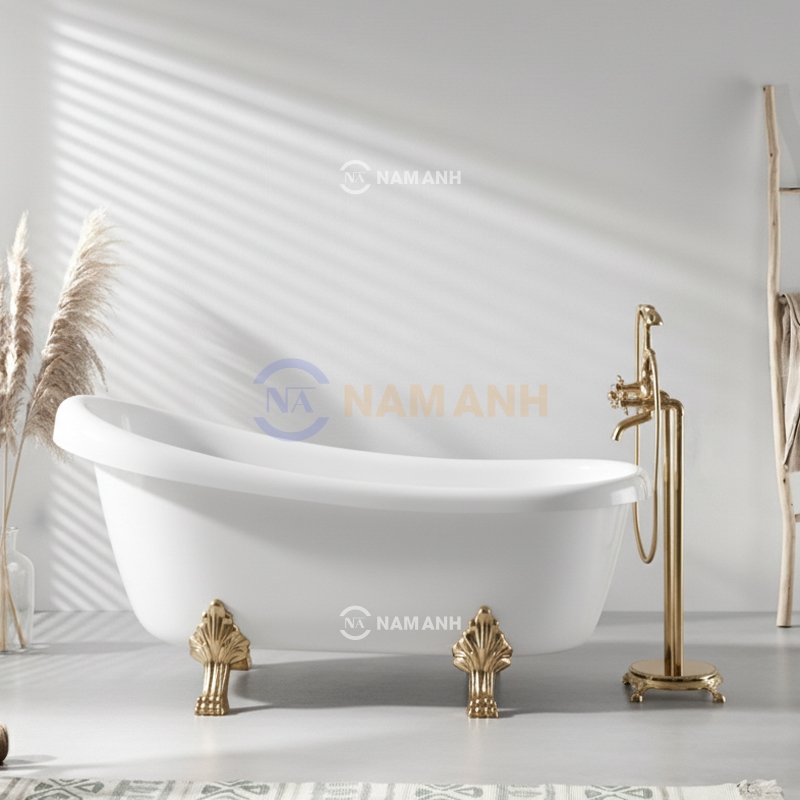 Bồn Tắm Chân Rồng Đặt Sàn Acrylic Rudi RUB123 - Thumbnail