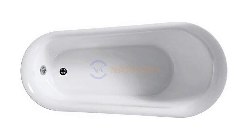 Bồn Tắm Chân Rồng Đặt Sàn Acrylic Rudi RUB124 - Top View