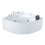 Bồn Tắm Góc Massage Rudi RUB213 1210x1210 mm Tam Giác