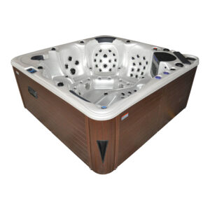 Bồn Tắm Jacuzzi 6 Người Rudi RUJ735D1 2200x2200 mm Vuông
