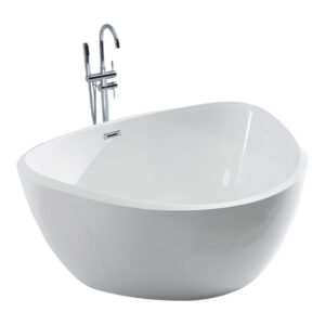 Bồn Tắm Nằm Đặt Sàn Acrylic Rudi RUB106 1500x1250 mm Tam Giác 8 Bồn Tắm Nằm Đặt Sàn Acrylic Rudi Rub106 1500X1250 Mm Tam Giác