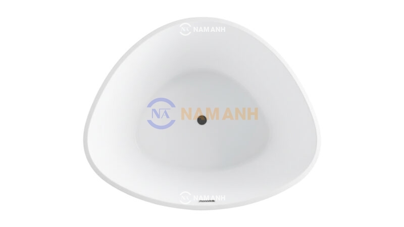 Bồn Tắm Nằm Đặt Sàn Acrylic Rudi RUB106 1500x1250 mm Tam Giác - Top View