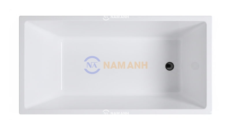 Bồn Tắm Nằm Đặt Sàn Acrylic Rudi RUB111 Chữ Nhật - Top View
