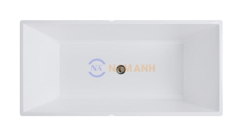 Bồn Tắm Nằm Đặt Sàn Acrylic Rudi RUB116 Chữ Nhật - Top View