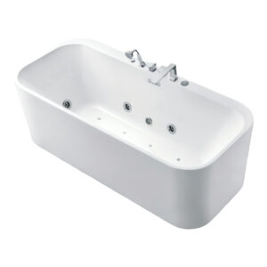 Bồn Tắm Nằm Đặt Sàn Massage Acrylic Rudi RUB114 Chữ Nhật 3 Bồn Tắm Nằm Đặt Sàn Massage Acrylic Rudi Rub114 Chữ Nhật