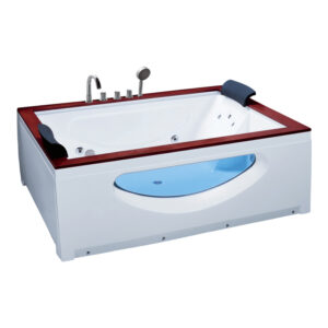 Bồn Tắm Nằm Đôi Massage Acrylic Rudi RUB221 1800x1500 mm Chữ Nhật