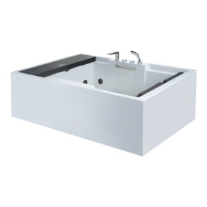 Bồn Tắm Nằm Đôi Massage Acrylic Rudi RUB225 1850x1200 mm Chữ Nhật