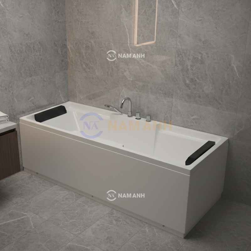 Bồn Tắm Nằm Đôi Massage Rudi RUB226 Chữ Nhật - Thumbnail