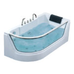 Bồn Tắm Nằm Massage Acrylic Rudi RUB214 1650x800 mm Chữ Nhật