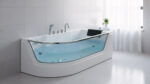 Bồn Tắm Nằm Massage Acrylic Rudi RUB214 1650x800 mm Chữ Nhật - Ảnh thực tế 1