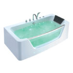 Bồn Tắm Nằm Massage Acrylic Rudi RUB218 Chữ Nhật