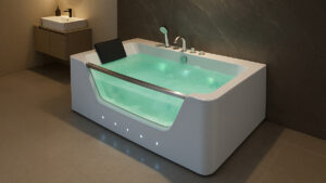 Bồn tắm nằm massage acrylic Rudi RUB218 - Ảnh thực tế 4