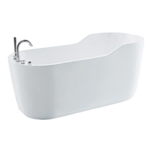 Bồn Tắm Oval Đặt Sàn Acrylic Rudi RUB113 1500x750 mm 3 Bồn Tắm Oval Đặt Sàn Acrylic Rudi Rub113 1500X750 Mm